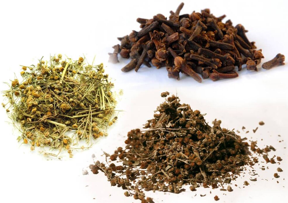 Palina, tansy a klinčeky, aby sa zbavili parazitov